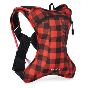 Mochila de Hidratação USWE XC 2 – Xadrez Vermelho